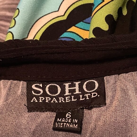 SOHO Apparel 3/4 Sleeve Pullover Dress - Picture 6 of 9